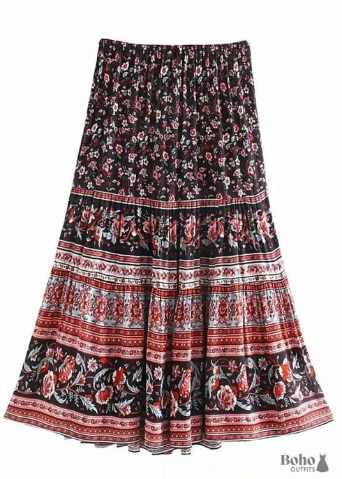 Boho Skirts in Dancing Lady For Women